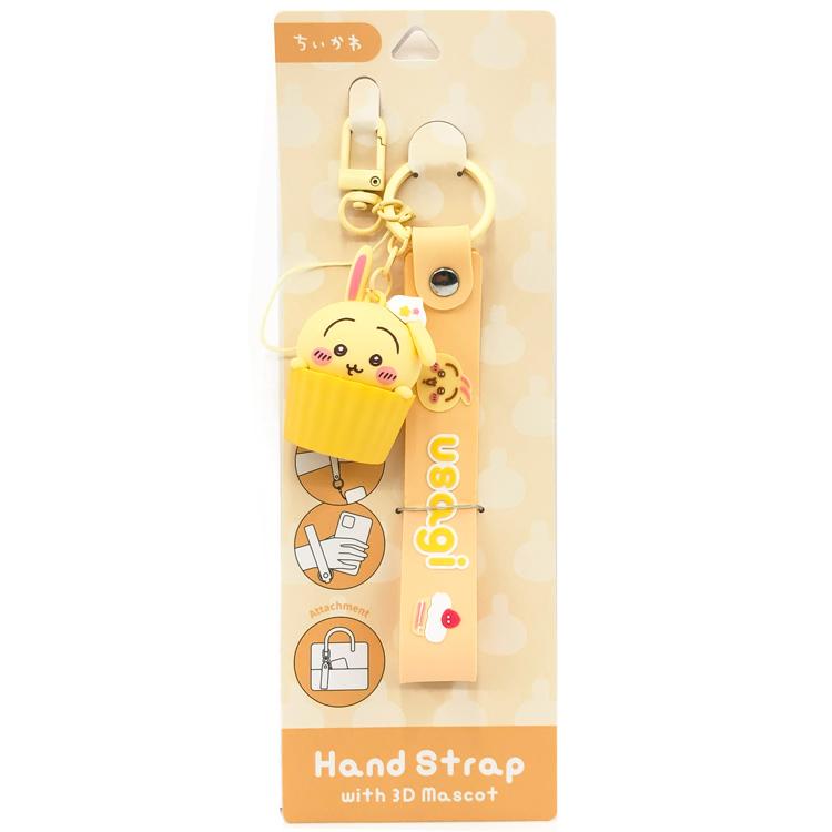 ちいかわ 3Dマスコット付きハンドストラップ うさぎ 558455 CHIIKAWA なんか小さくてかわいいやつ ナガノ キャラクター