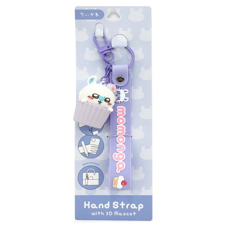ちいかわ 3Dマスコット付きハンドストラップ モモンガ 558462 CHIIKAWA なんか小さくてかわいいやつ ナガノ キャラクター