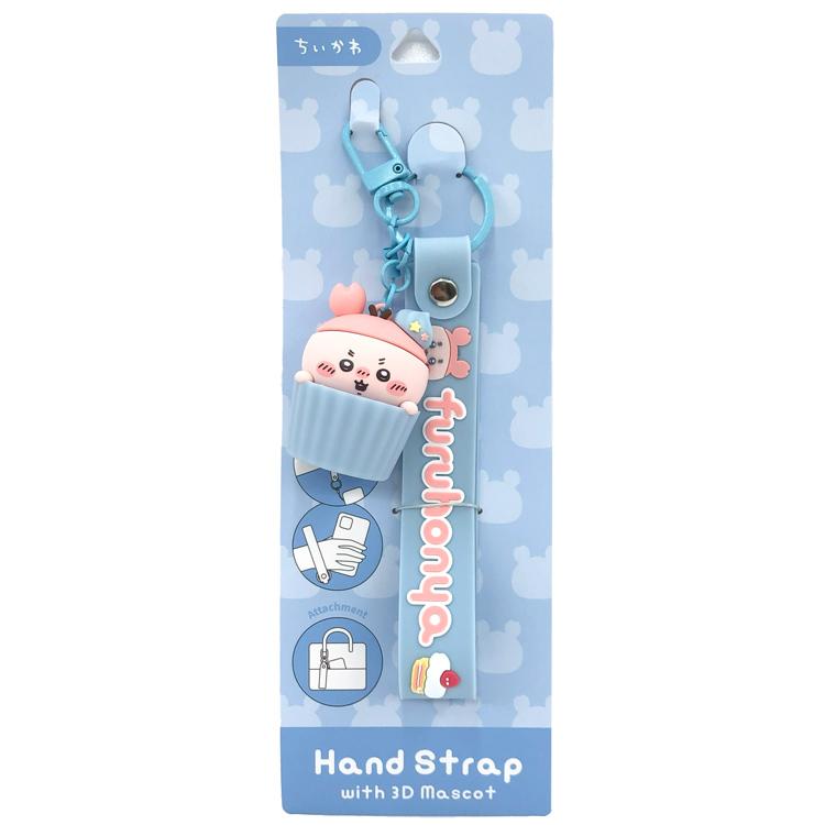 ちいかわ 3Dマスコット付きハンドストラップ 古本屋 558479 CHIIKAWA なんか小さくてかわいいやつ ナガノ キャラクター