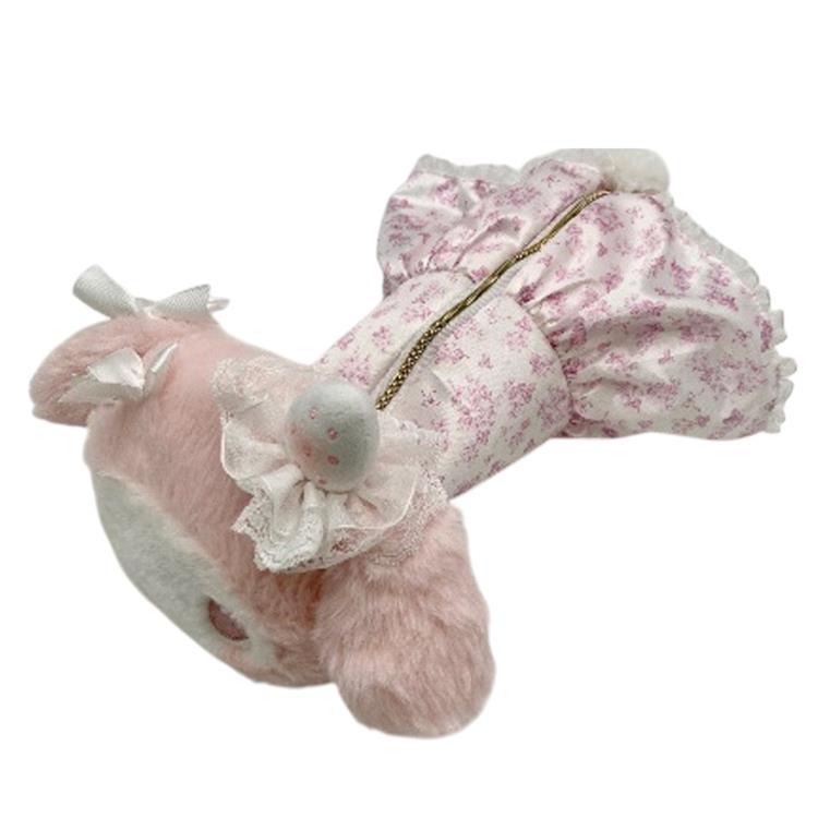 マイメロディ　白いちごのティータイム　ぬいぐるみ　ロングポーチ マイメロディ ロングポーチ 277874 白いちごのティータイム