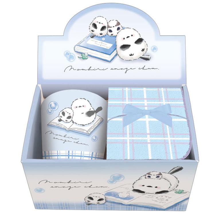 のんびりえながちゃん タオル付きマグカップ 335795 ギフト シマエナガ