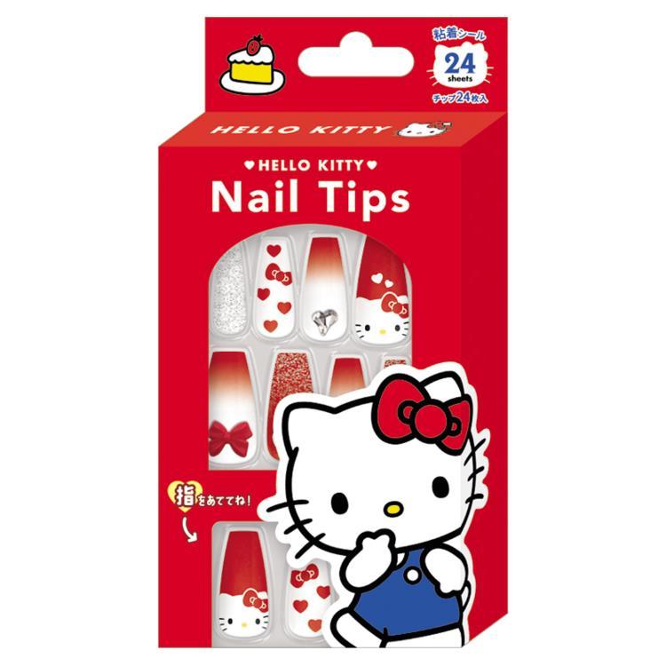 ハローキティ ネイルチップ レッド 362029 Hello Kitty サンリオ