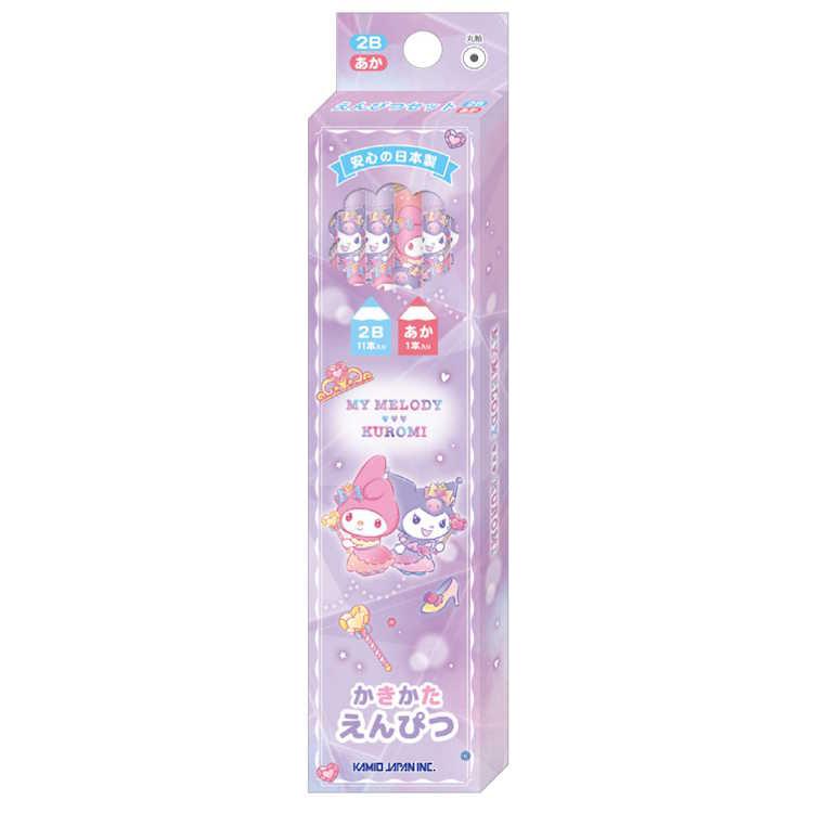 マイメロディ&クロミ ダース鉛筆 キラキラドレス えんぴつ 12本セット