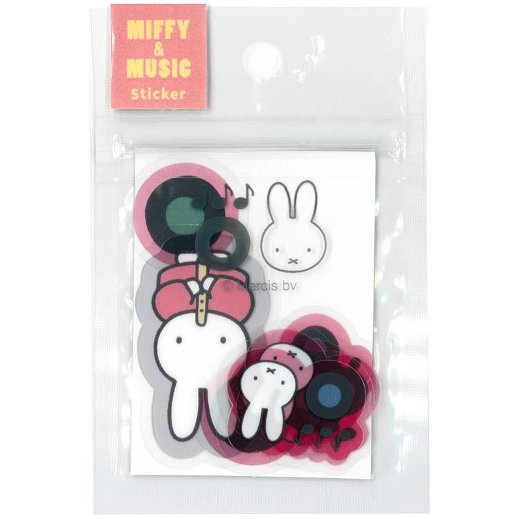 ミッフィー フレークシール ピンク 203671 MIFFY&MUSIC miffy ディック