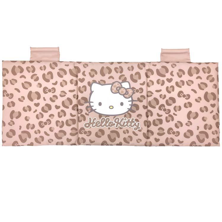 ハローキティ カーフリーシートクッション キティレオパードブラウン