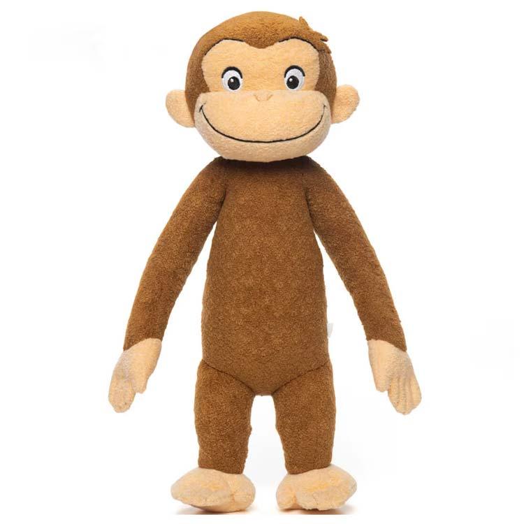 おさるのジョージ ぬいぐるみL ジョージ 癒し 置物 : キャラクター雑貨
