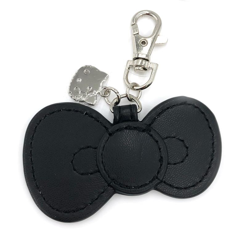 ハローキティ リボンキーホルダー black 386646 Hello Kitty サンリオ