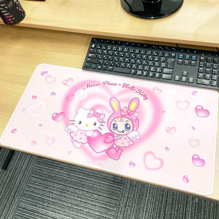 メゾピアノ×ハローキティ デスクマット エンジェル 574424 Hello Kitty