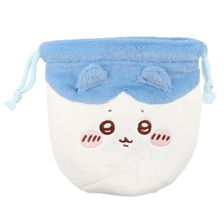 ちっちゃな巾着サシェ/詰替タイプ【ハチワレネコと白い花】 ちいかわ フェイス巾着 ハチワレ 273197 第2弾CHIIKAWA なんか小さくて