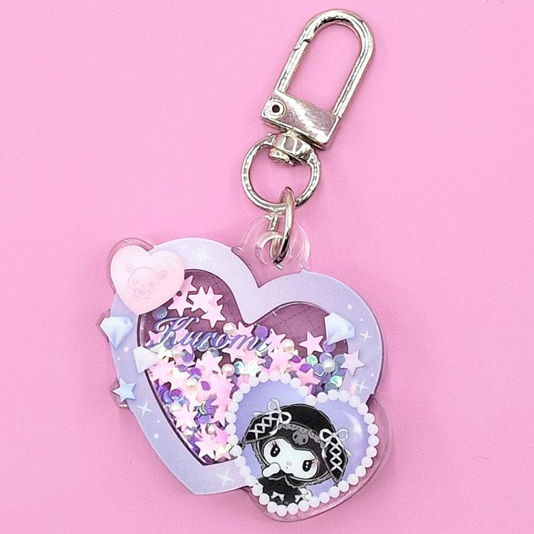 クロミ ハートシェイカーキーホルダー A 311844 月夜のクロミ SANRIO