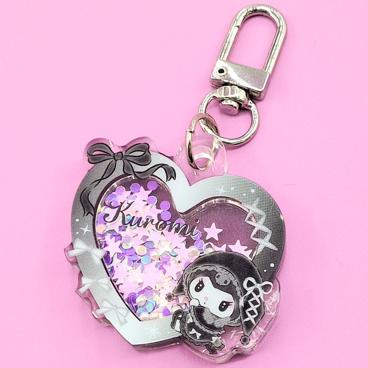 クロミ ハートシェイカーキーホルダー B 311851 月夜のクロミ SANRIO