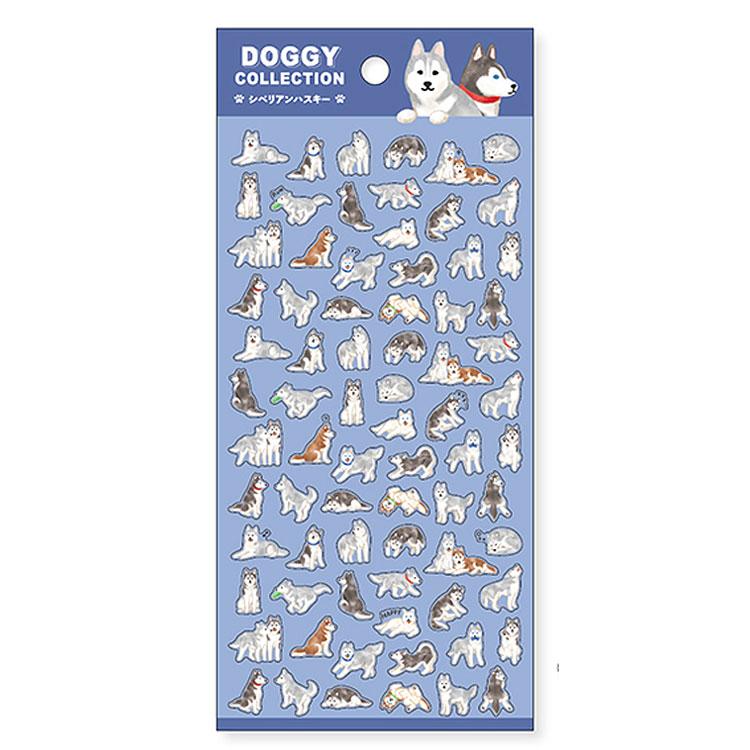 シベリアンハスキー ミニシール 826175 ドギーコレクション