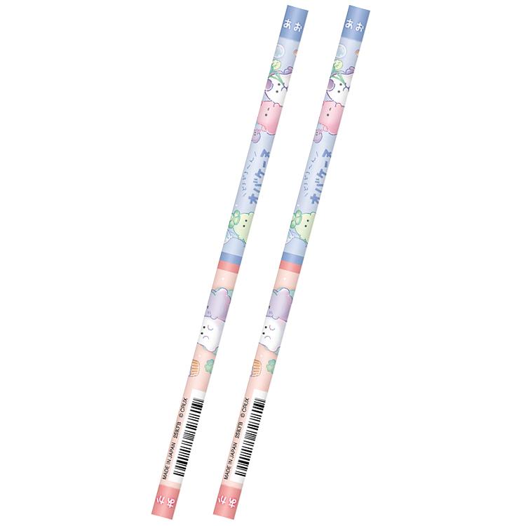 2本セット オバケーヌ ノーマル鉛筆 赤青丸 336594 新学期 文具