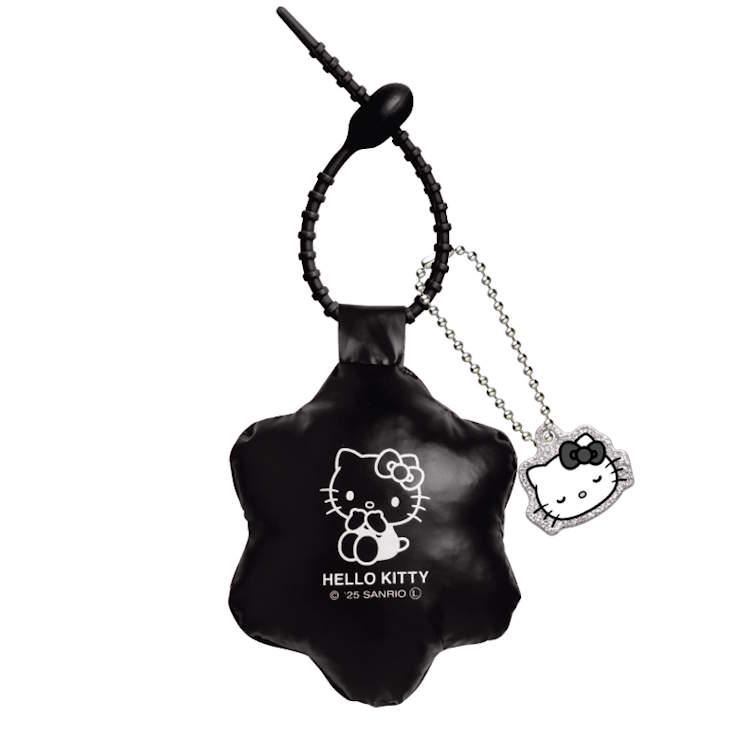 ハローキティ バルーンミラー ブラック コンパクトミラー 鏡 カガミ