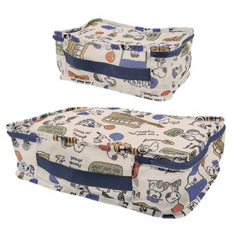 スヌーピー メッシュポーチ2点セット PEANUTS STREET 290686 SNOOPY