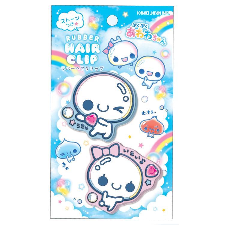 ぷくぷくあわわちゃん ストーン付きヘアクリップ いぇい 303027 平成