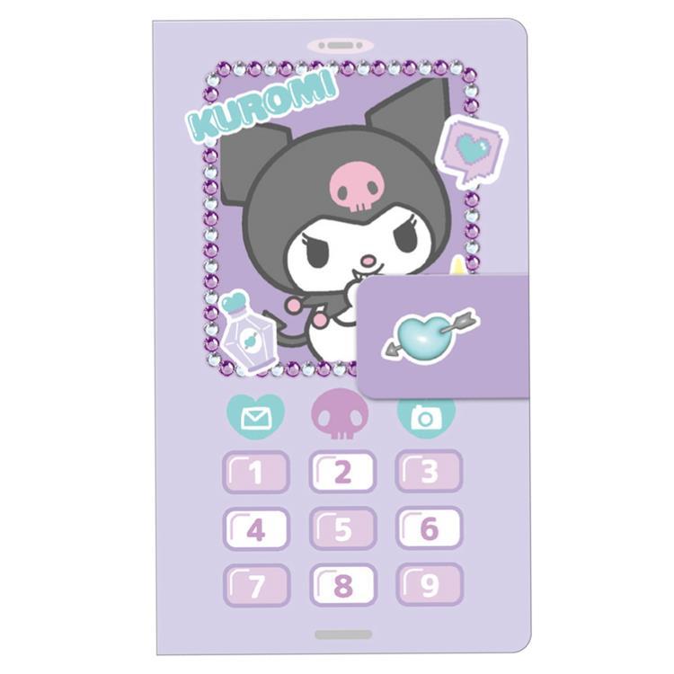 クロミ ガラケー風メモ 070638 KUROMI サンリオ : キャラクター雑貨