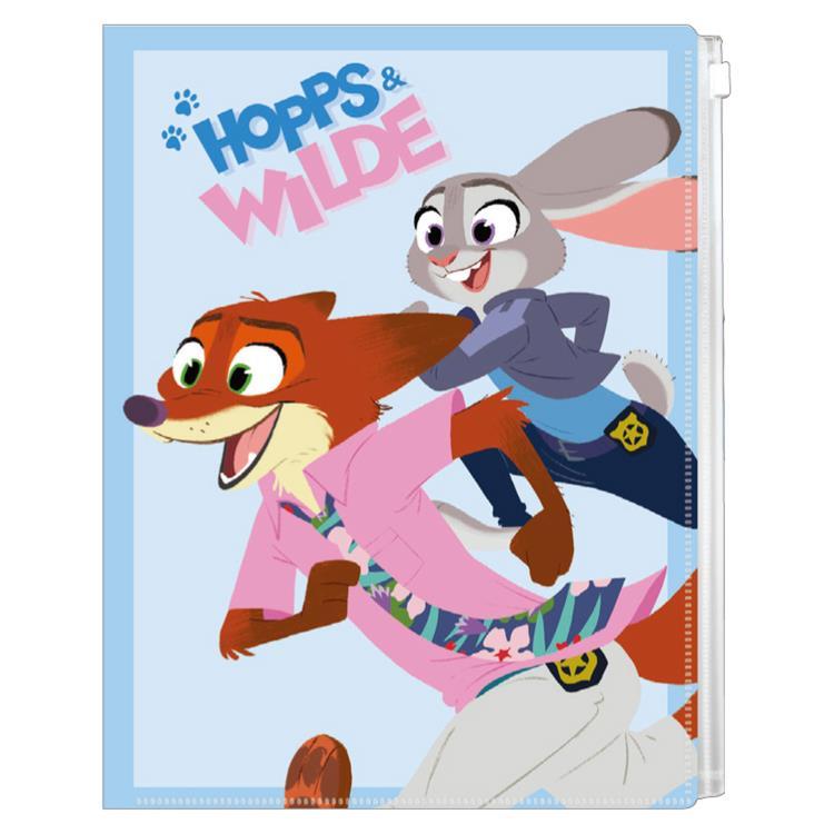 ズートピア ファスナー6Pファイル 走ってバディ 072939 Zootopia
