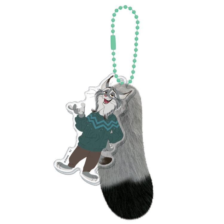 く～様 【パウバート 耳と尻尾】9上 ズートピア しっぽ付きキーホルダー パウバート 073639 Zootopia