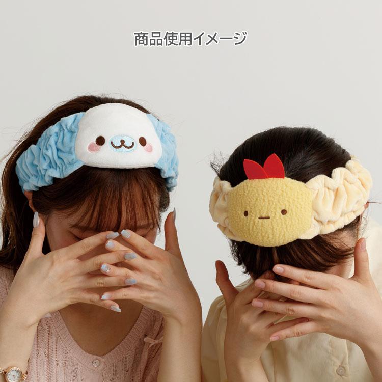 すみっコぐらし ヘアバンド えびふらいのしっぽ ブラウン ヘアターバン