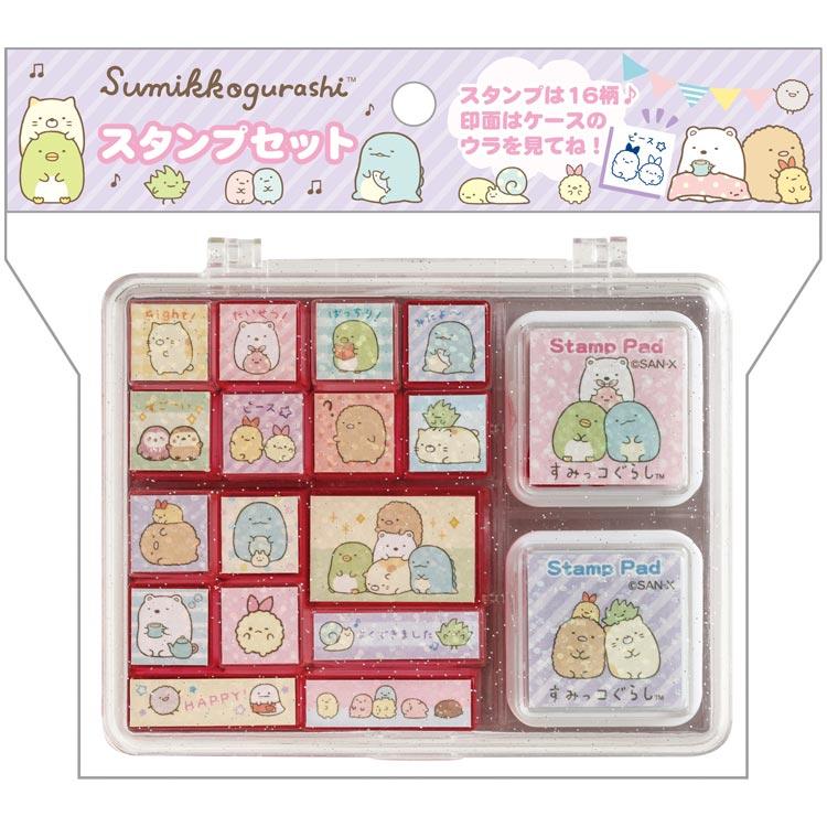 すみっコぐらし スタンプセット FT75103 スタンプマーケット ハンコ 16