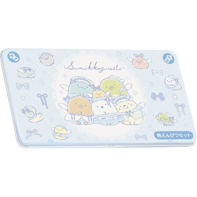 すみっコぐらし 色えんぴつセット12色 PH25401 ゴーゴースクール
