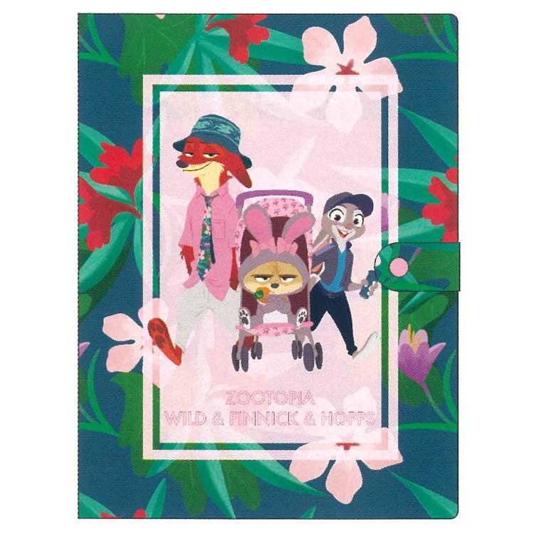 ズートピア2 ボタン付きA4クリアファイル4P フラワー 039992 Disney