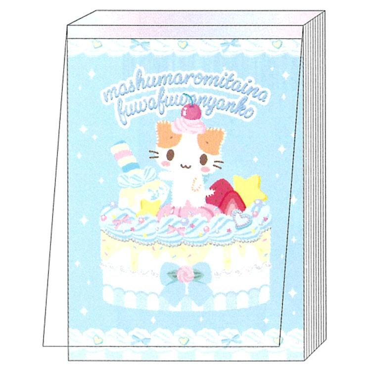 サンリオ　マシュマロみたいなふわふわにゃんこ メモ マシュマロみたいなふわふわにゃんこ メモA6 034539 Y2K 第3弾
