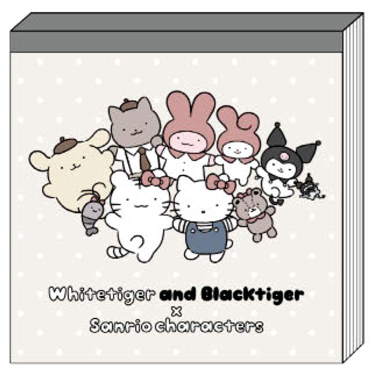 ホワイトタイガーとブラックタイガー×サンリオキャラクターズ スクエア