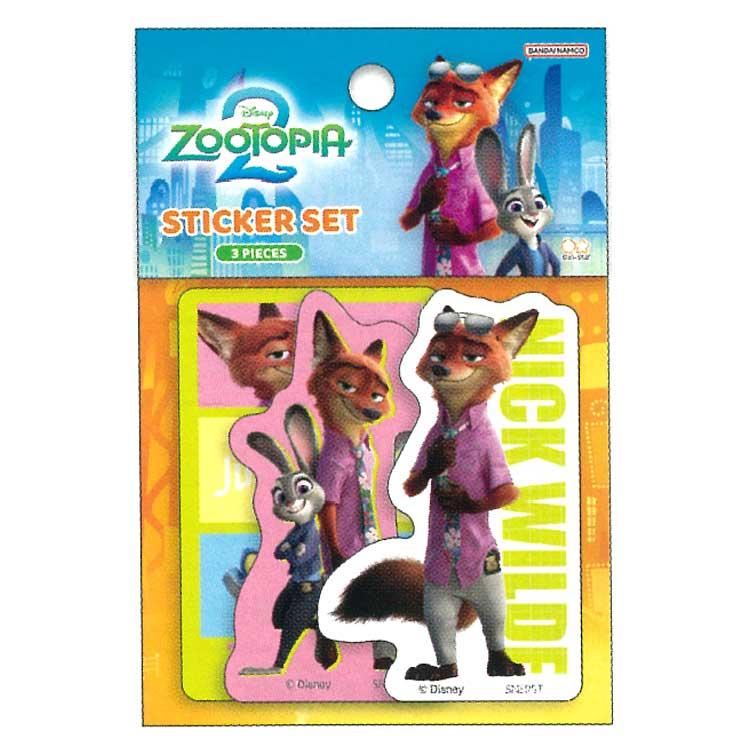 ズートピア2 ステッカーセット 3D 040097 Disney ディズニー