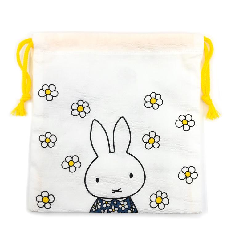 ミッフィー　です★ ミッフィー コップ袋 ミッフィーとお花 キッズランチ miffy Dick Bruna