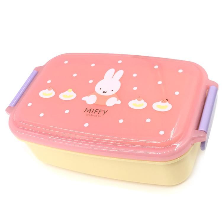 ミッフィー 角型密封弁当箱 500ml ミッフィーとスイーツ キッズランチ