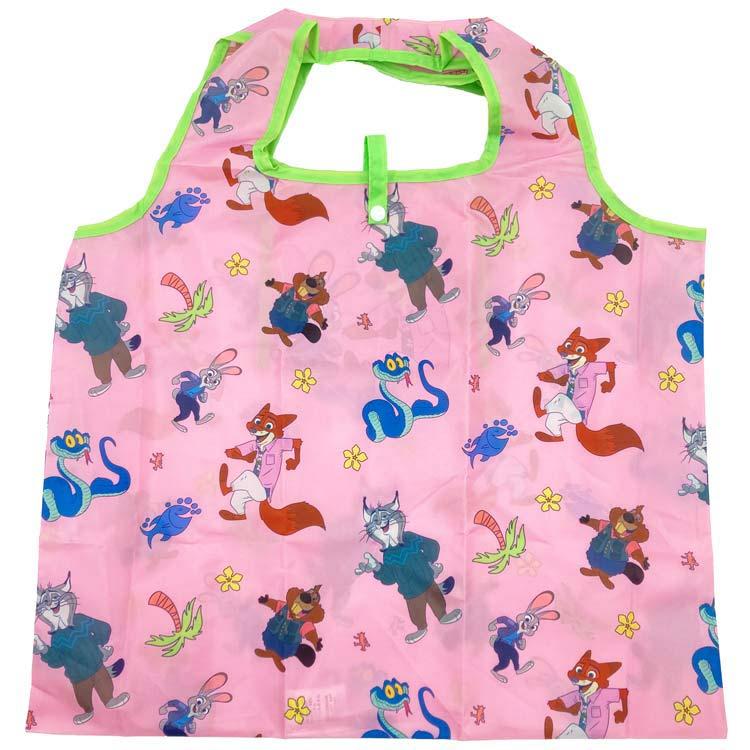ラボット　パークフードのラッピング柄スカート+リボン+キャラクターボタン付バッグ ズートピア2 ショッピングバッグ 総柄 230748 Disney ディズニー