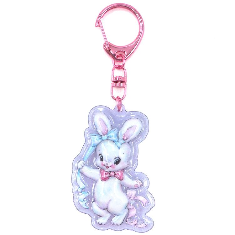 スイマー ぷっくりったいキーホルダー リバニー 588434 うさぎ セール