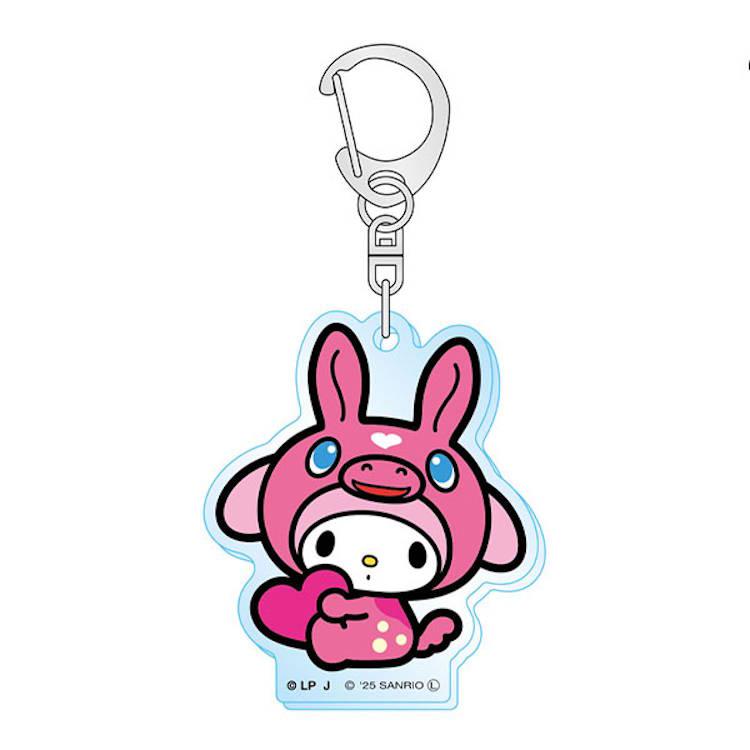 マイメロディ アクリルキーホルダー アクキー アクセント ロディ