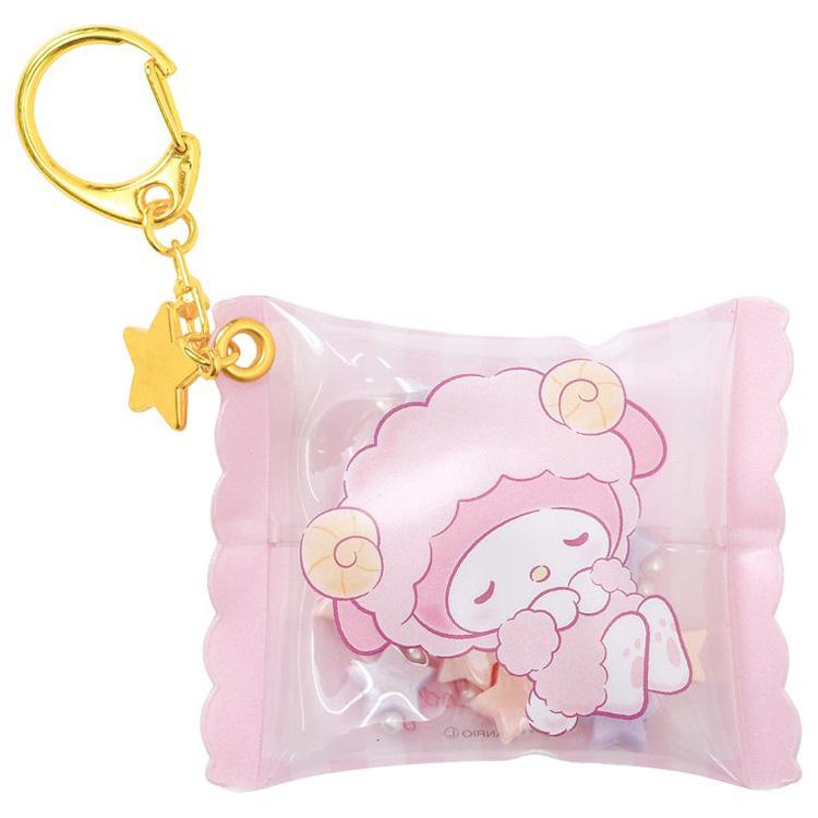 マイメロディ しゃかしゃかピローキーホルダー 081199 おやすみひつじ