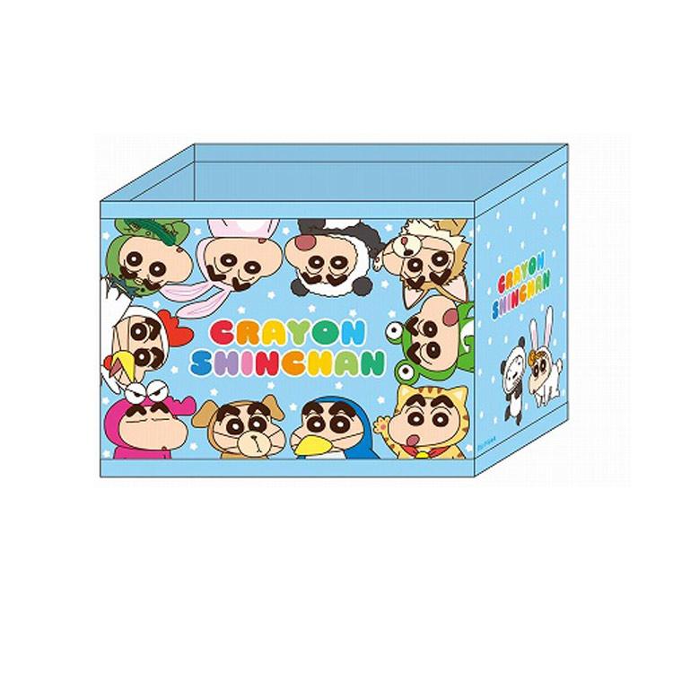 クレヨンしんちゃん 卓上ミニ収納ボックス アニマル 431832 水色