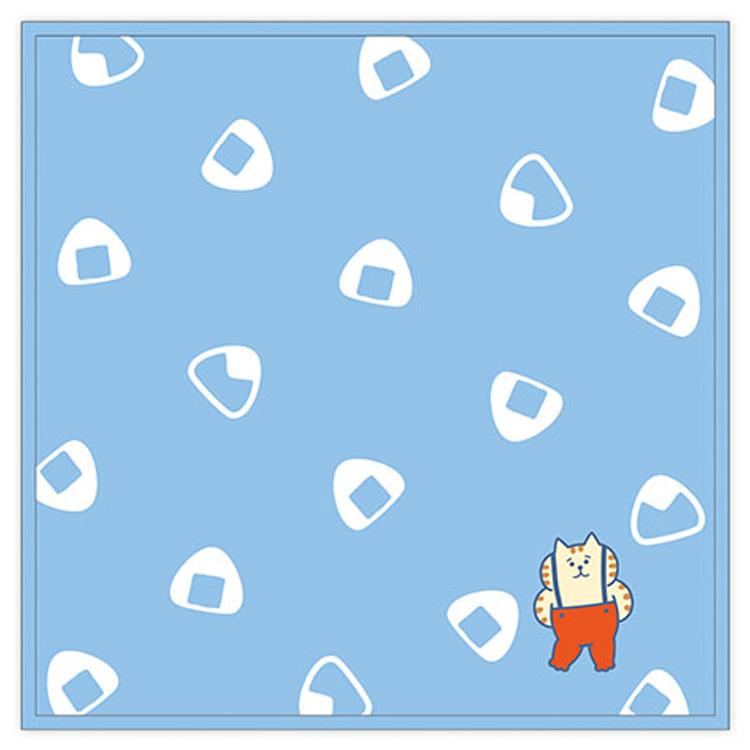 ごろごろにゃんすけ タオルハンカチ サスペブルー 956018 ミニタオル