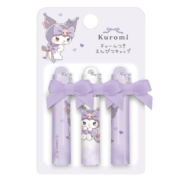 クロミ チャーム付きえんぴつキャップ 353447 るんるんリボン KUROMI