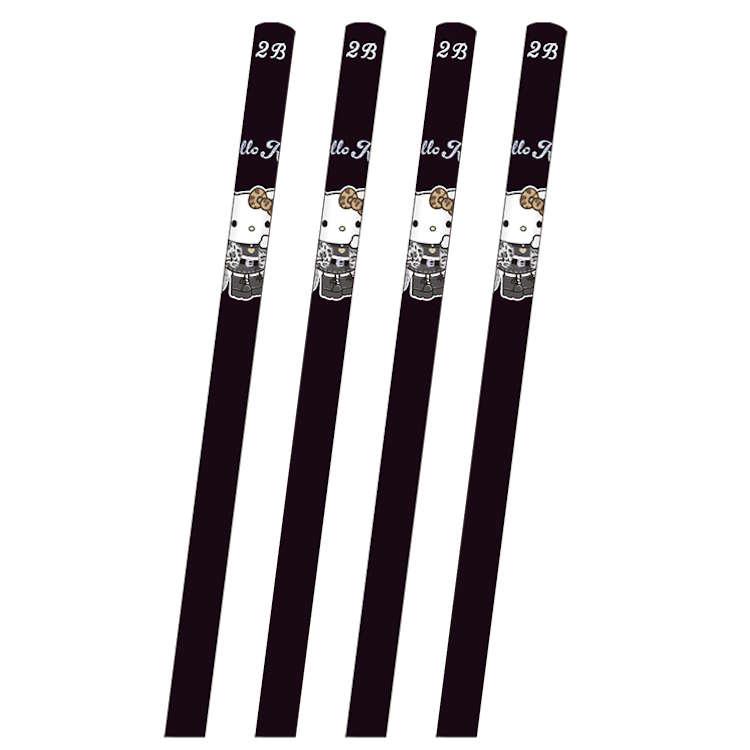 4本セット】ハローキティ えんぴつ 2B グランジギャル 鉛筆 エンピツ