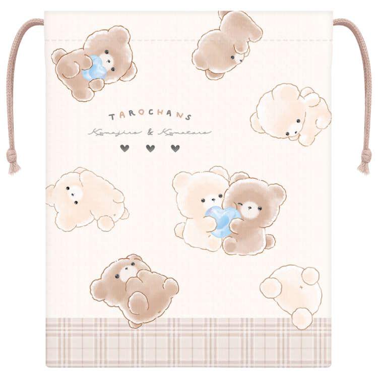 たろちゃんず マチ付き巾着 くまたろず コップ袋 コップ入れ