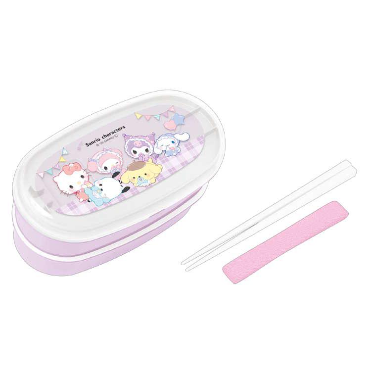 サンリオキャラクターズ だ円2段ランチボックス ベビー 弁当箱 べん