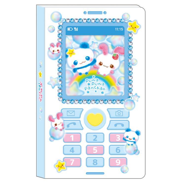 ぷわぷわパンちゃん ガラケー風窓あきメモ 308701 平成ファンシー 平成