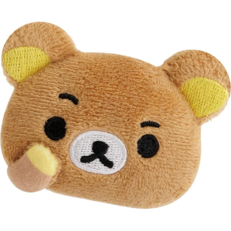 リラックマ ぬいぐるみバッジ AB38603 えもじーずぬいぐるみ フェイス