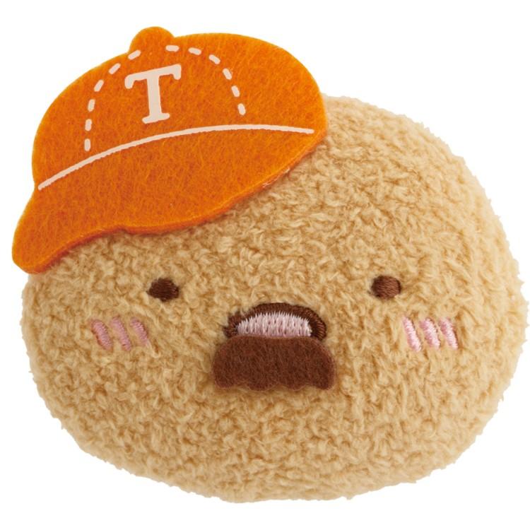 すみっコぐらし ぬいぐるみバッジ とんかつ AB38703 えもじーず
