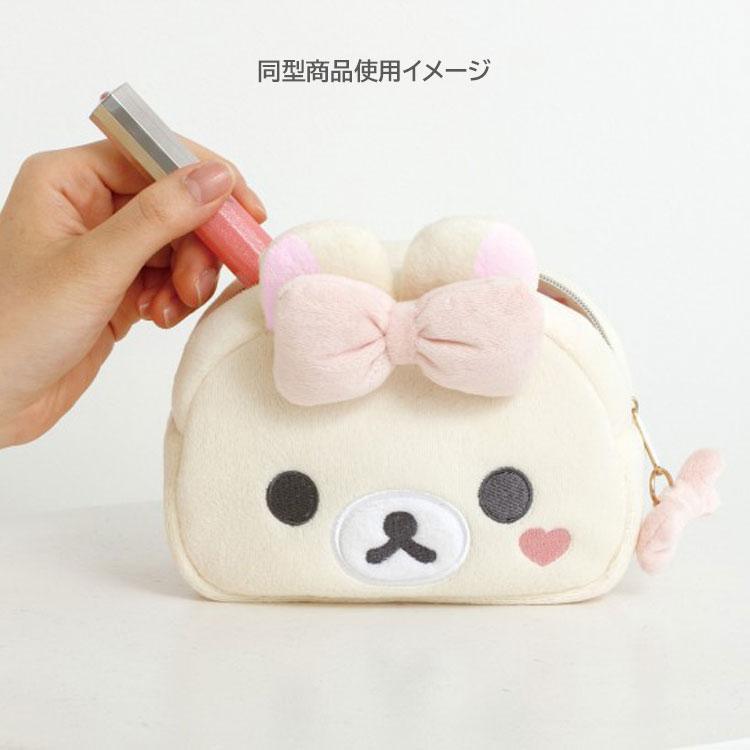 12月下旬以降〜出荷 リラックマ ミラー付ぬいぐるみポーチ チャイロイ