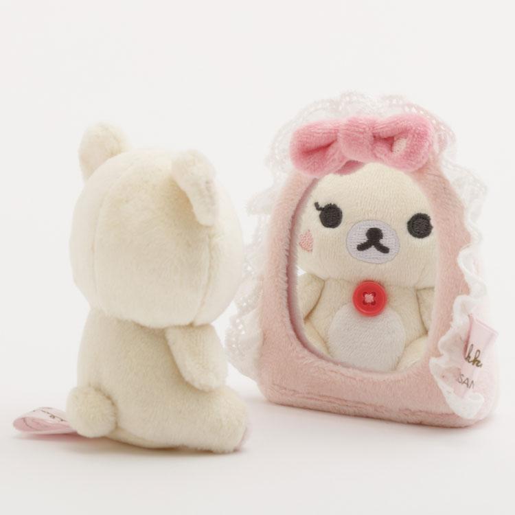 鏡の中のコリラックマ　ぬいぐるみ　ねこ　リボン 鏡の中のコリラックマ ぬいぐるみ ねこ リボン リラックマ『鏡のなかの