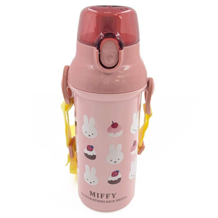ミッフィー ワンタッチボトル480ml 食洗機対応 ピンク 054467 miffy