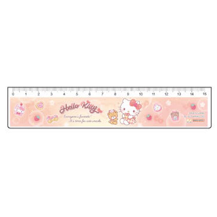 ハローキティ 15cm定規 696577 新入学 Hello Kitty サンリオ