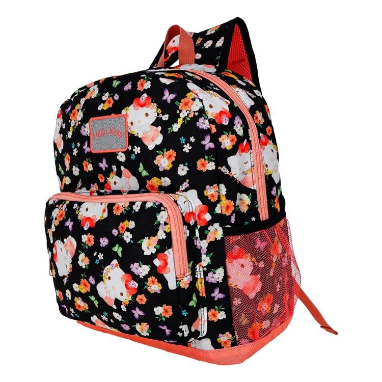 ハローキティ リュックサック ブラックフラワー 009169 SANRIO